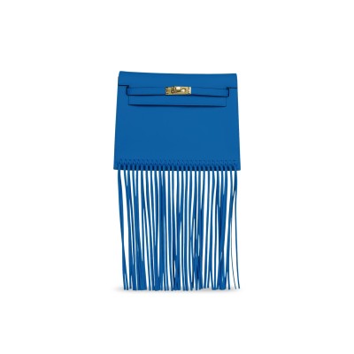 HERMES MASTER KELLY DANSE ANATE BLEU HYDRA SWIFT GOLD HARDWARE (22*17*7cm) HERMES MASTER KELLY DANSE ANATE BLEU HYDRA SWIFT GOLD HARDWARE (22*17*7cm)